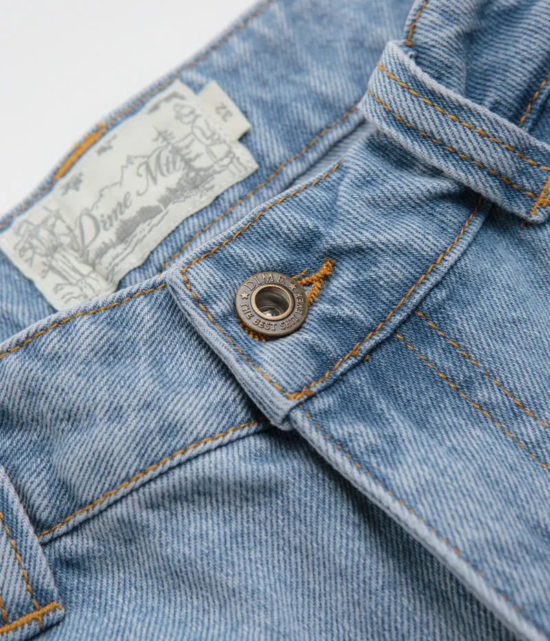 Dime Carpenter Denim Shorts - Blue Washed