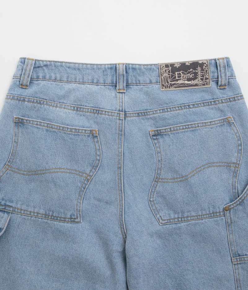 Dime Carpenter Denim Shorts - Blue Washed