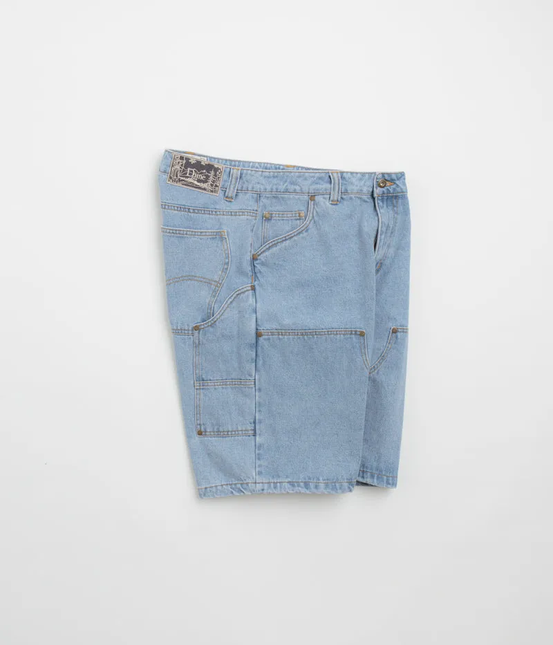 Dime Carpenter Denim Shorts - Blue Washed