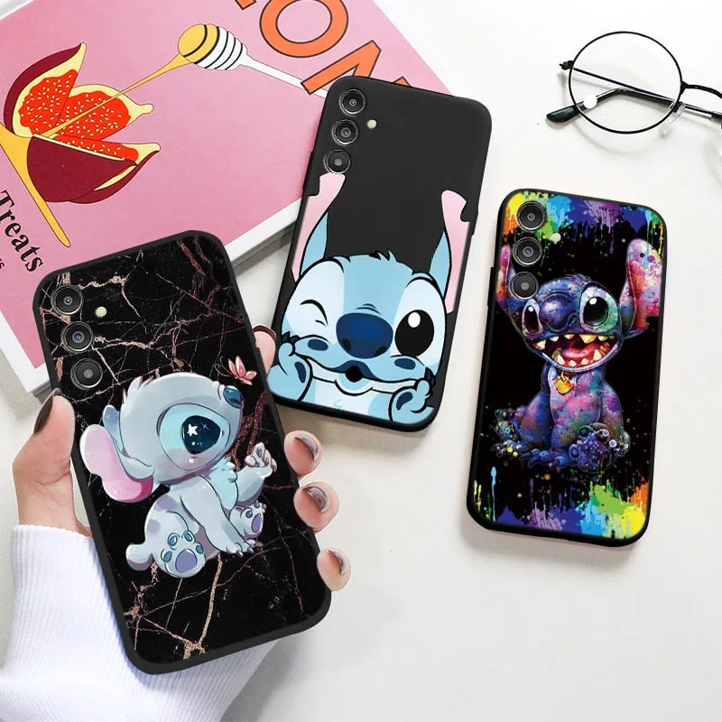 Disney Lilo Stitch Case For Samsung A 14 A14 SM-A146B Soft Silicone Protective Fundas Cover For Samsung Galaxy A14 5G Coque 6.6"