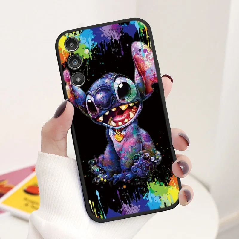 Disney Lilo Stitch Case For Samsung A 14 A14 SM-A146B Soft Silicone Protective Fundas Cover For Samsung Galaxy A14 5G Coque 6.6"