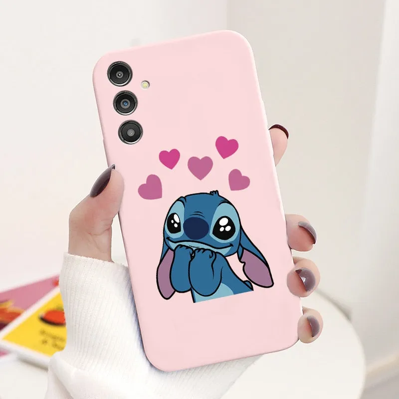 Disney Lilo Stitch Case For Samsung A 14 A14 SM-A146B Soft Silicone Protective Fundas Cover For Samsung Galaxy A14 5G Coque 6.6"