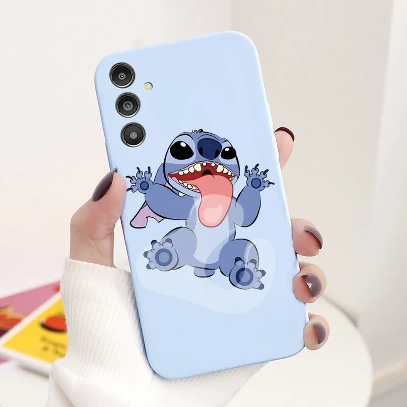 Disney Lilo Stitch Case For Samsung A 14 A14 SM-A146B Soft Silicone Protective Fundas Cover For Samsung Galaxy A14 5G Coque 6.6"