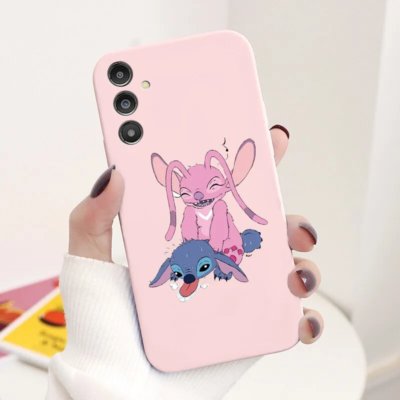 Disney Lilo Stitch Case For Samsung A 14 A14 SM-A146B Soft Silicone Protective Fundas Cover For Samsung Galaxy A14 5G Coque 6.6"
