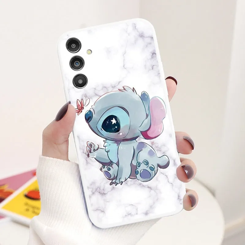 Disney Lilo Stitch Case For Samsung A 14 A14 SM-A146B Soft Silicone Protective Fundas Cover For Samsung Galaxy A14 5G Coque 6.6"