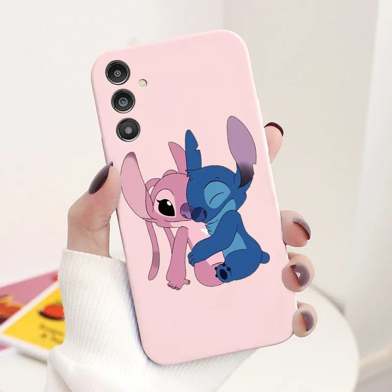 Disney Lilo Stitch Case For Samsung A 14 A14 SM-A146B Soft Silicone Protective Fundas Cover For Samsung Galaxy A14 5G Coque 6.6"
