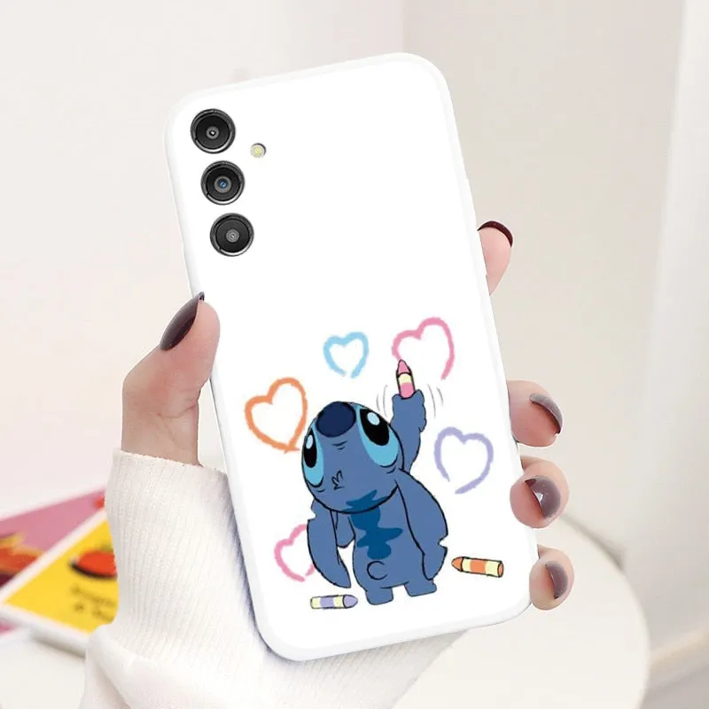 Disney Lilo Stitch Case For Samsung A 14 A14 SM-A146B Soft Silicone Protective Fundas Cover For Samsung Galaxy A14 5G Coque 6.6"