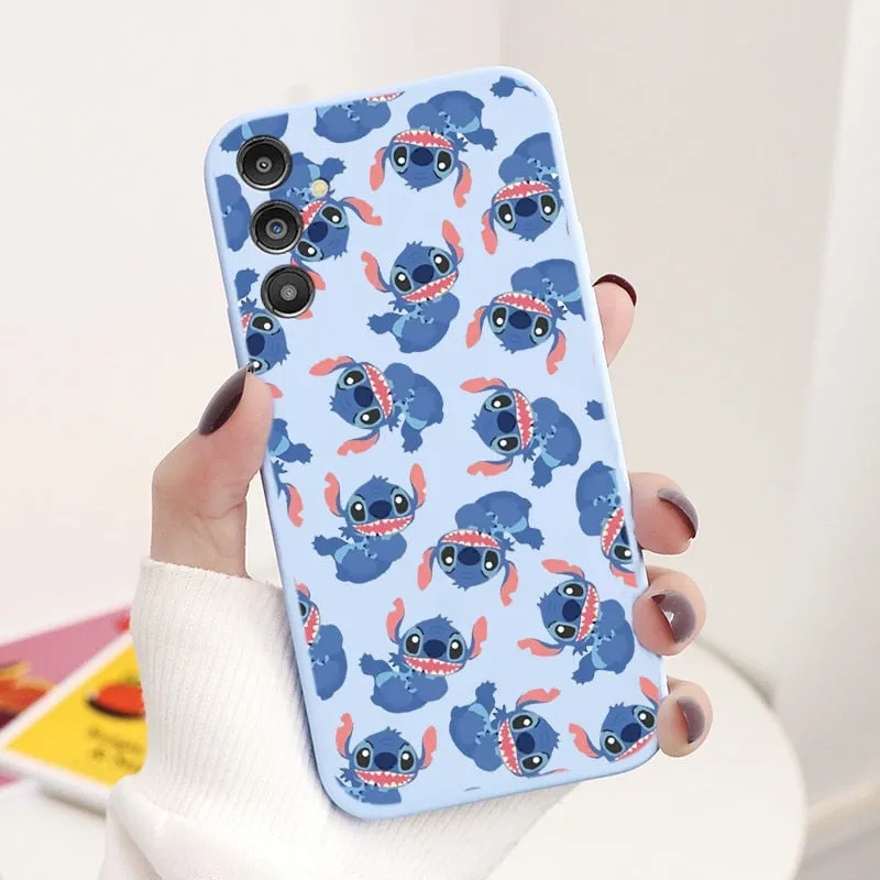 Disney Lilo Stitch Case For Samsung A 14 A14 SM-A146B Soft Silicone Protective Fundas Cover For Samsung Galaxy A14 5G Coque 6.6"