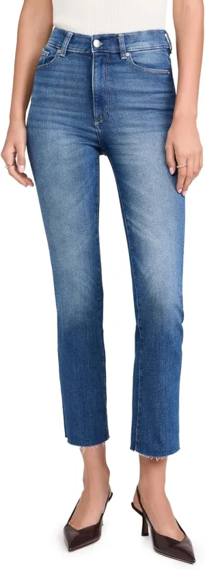 DL1961 Women's Halle Straight Instasculpt High Rise Jeans
