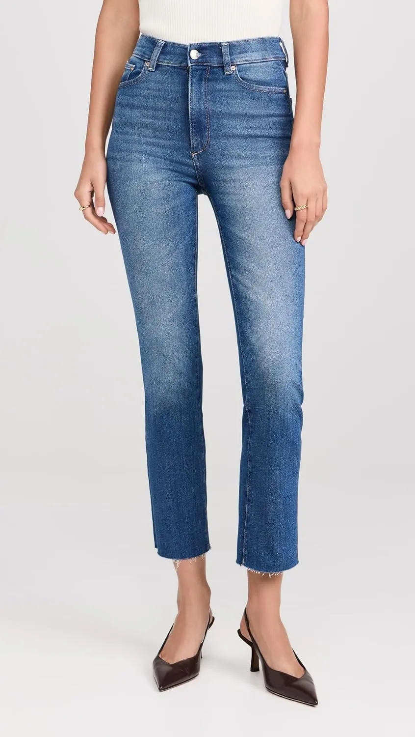DL1961 Women's Halle Straight Instasculpt High Rise Jeans