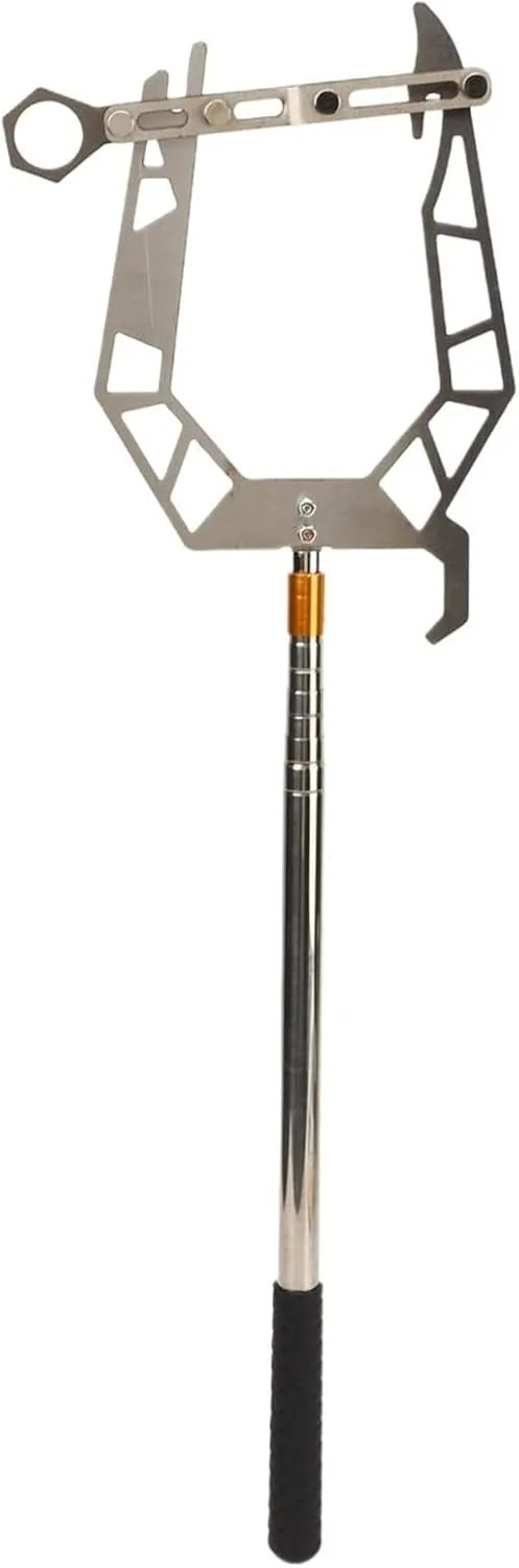 Dock Hook Multi-Purpose Telescoping Boat Hook Long Distance Threader Mooring Rope Cable Wire Guider Fishing Rod Pole Reel Tool