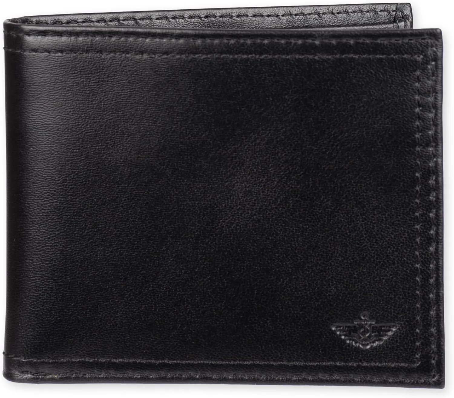 Dockers Men's Extra Capacity Bifold Wallet with ID Window and Multiple Card Slots