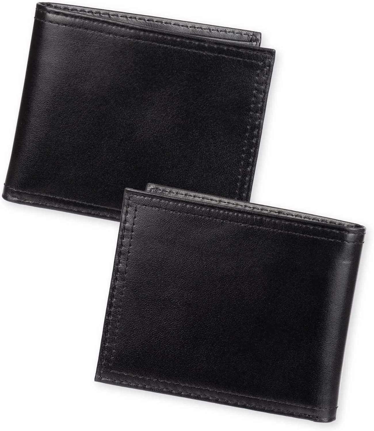 Dockers Men's Extra Capacity Bifold Wallet with ID Window and Multiple Card Slots
