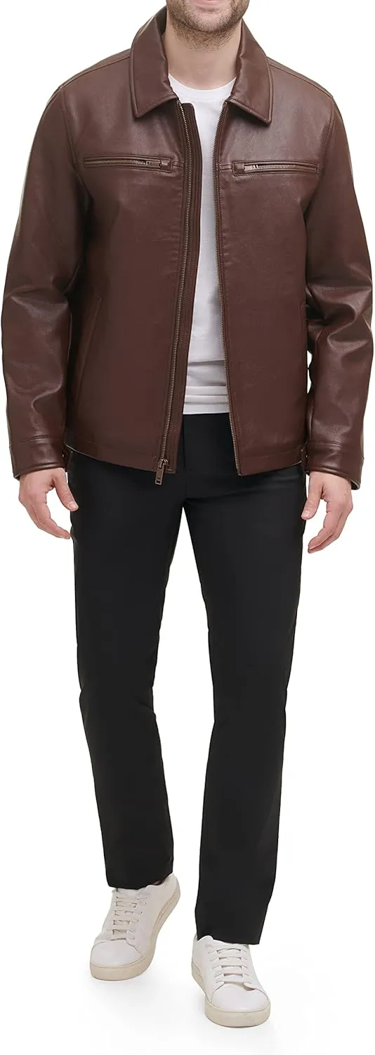 Dockers Men's James Faux Leather Jacket (Regular, Big & Tall Sizes)