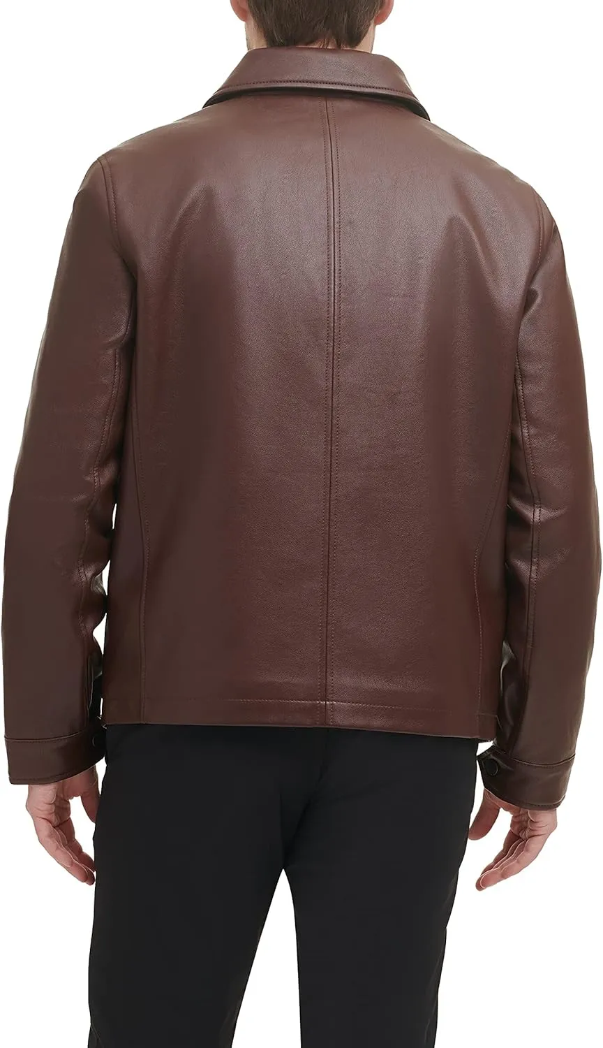 Dockers Men's James Faux Leather Jacket (Regular, Big & Tall Sizes)
