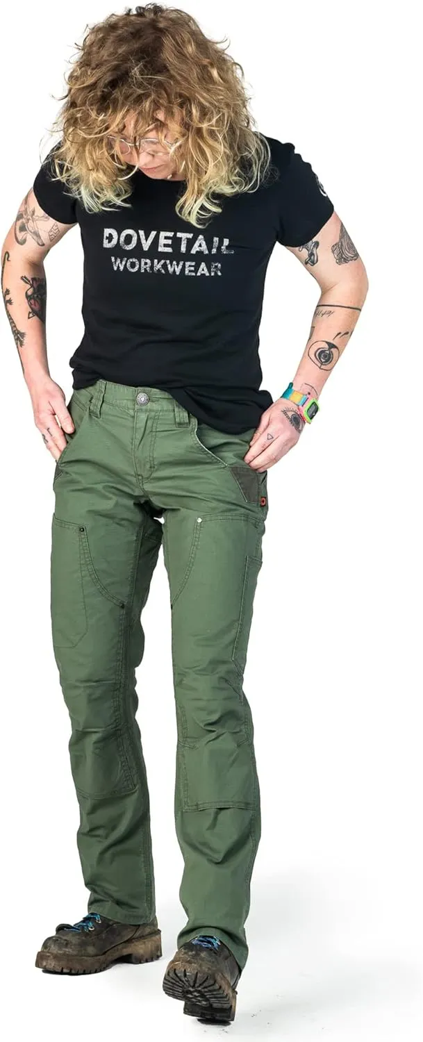 Dovetail Workwear Britt X Ultra Light Cargo Pants for Women, Straight Leg Fit, 13 Functional Pockets