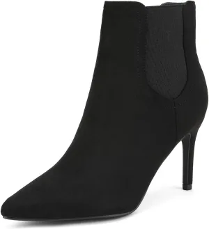 DREAM PAIRS Women's Pointed Toe Stiletto High Heel Ankle Booties