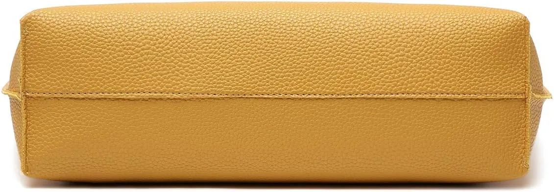 Dreubea Women's Soft Faux Leather Tote Shoulder Bag from, Big Capacity Tassel Handbag