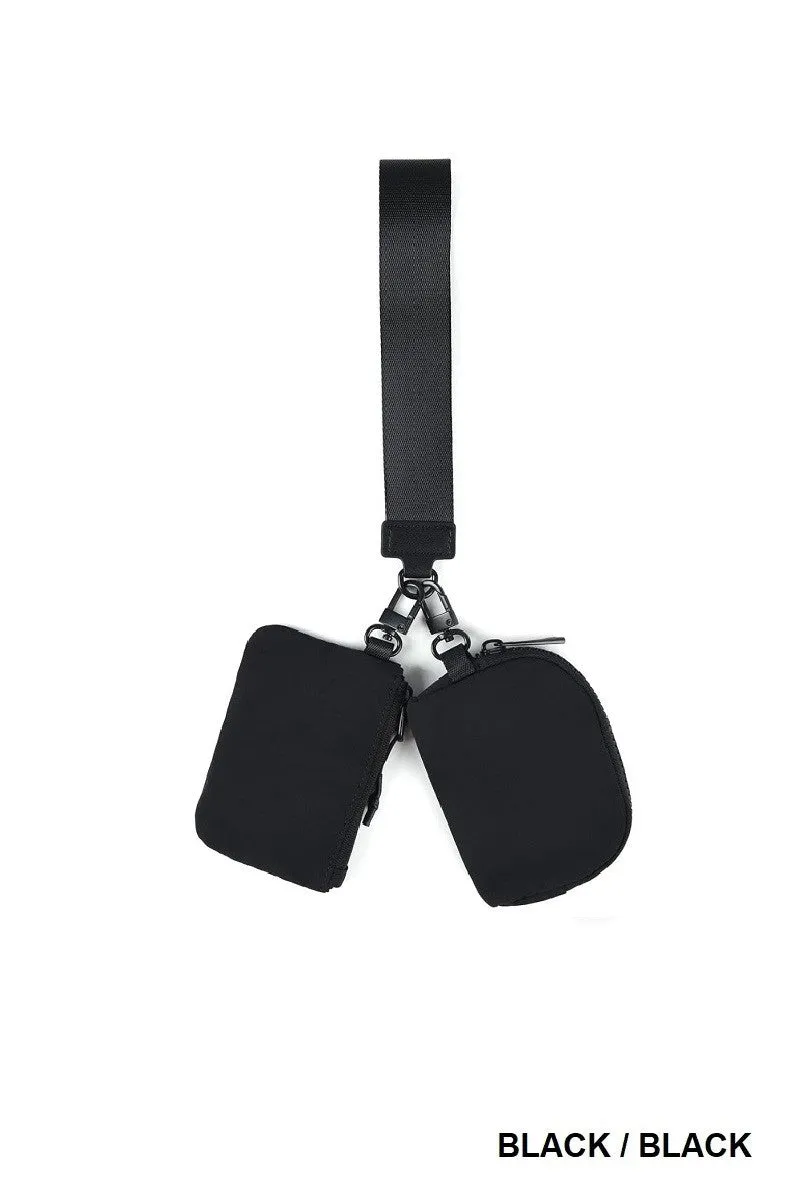 Dual Pouch Wristlet