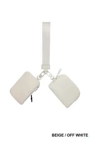 Dual Pouch Wristlet