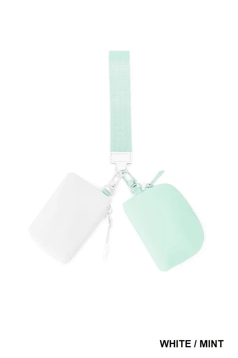 Dual Pouch Wristlet