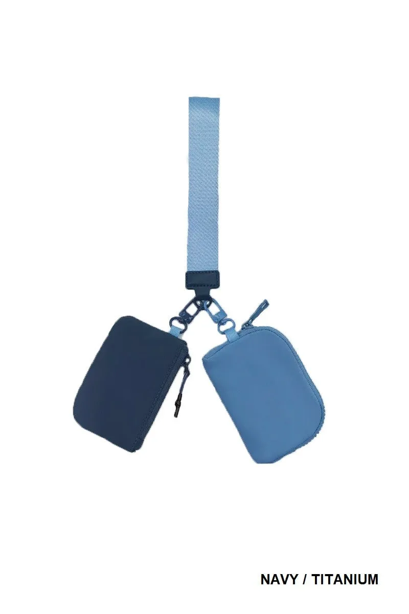 Dual Pouch Wristlet