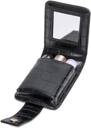 Earnda Makeup Lipstick Case for Outside Mini bag Travel Cosmetic Pouch