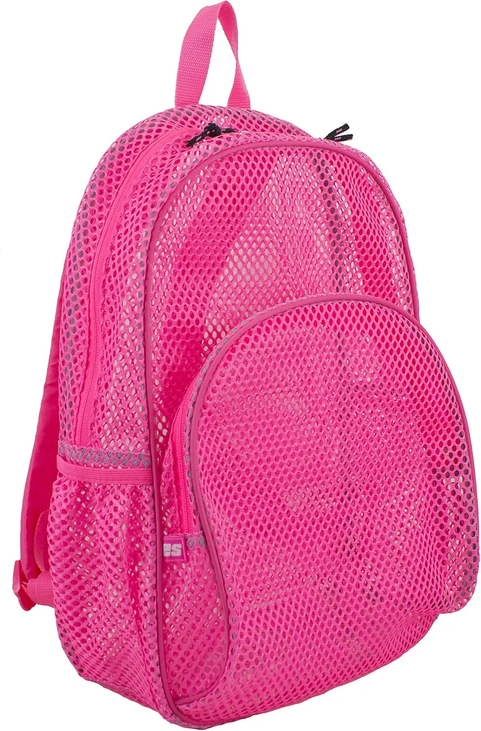 Eastsport Mesh Gym Bag Bungee Sport Swimming Bag Backpack, Pink