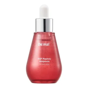 EGF Peptide Ampoule, Epidermal Growth Factors, Peptide, Collagen, Hyaluronic Acid, and Evening Primrose Extract for Skin Elasticity and Skin Cell Renewal, Korean Skincare (1.86 fl oz)