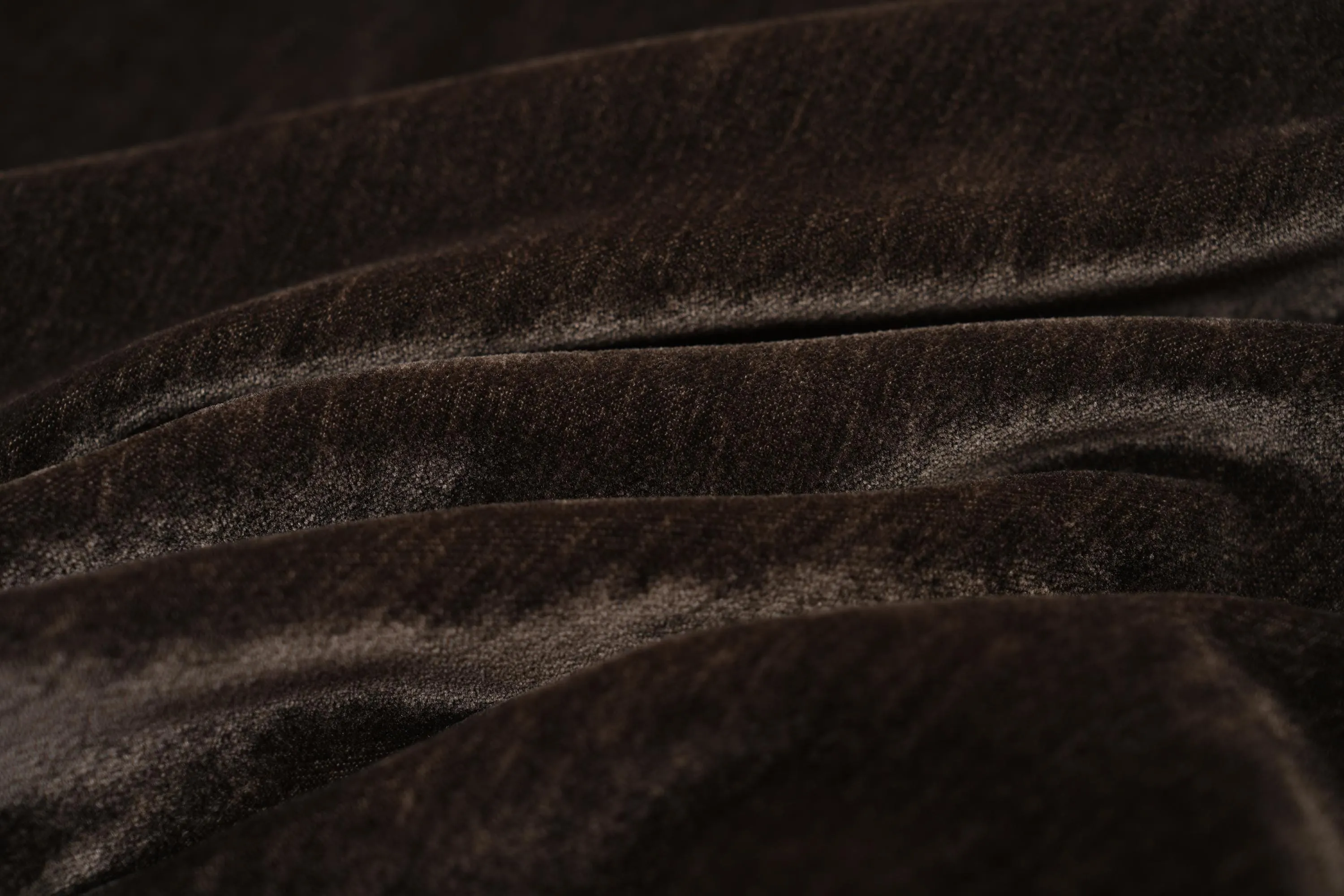 Elegant Dark Brown and beige Velvet Top with Reflective Sheen, Versatile Women's Shirt, Stylish Outfits, brown pants, beige velvet pants