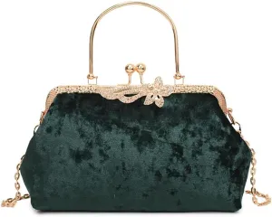 Elegant Evening Handbag for Women Crpssbody Shoulder Bag Top Handle Purse with Chain Strap