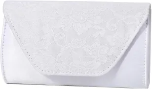 Elegant Handbag Shoulder Vintage Crossbody Women Lace Evening Floral Envelope Clutch Bridal Wedding Purse