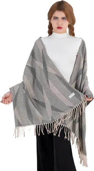 Elegant oversized shawl scarf Cashmere feel blanket scarf