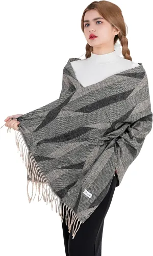 Elegant oversized shawl scarf Cashmere feel blanket scarf