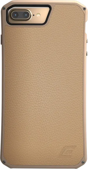 Element Case Solace LX Premium Leather Protective Case for Apple iPhone 7 Plus - Gold (EMT-322-136EZ-05)