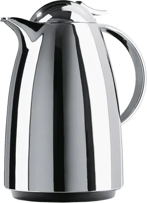 Emsa 34-Ounce Auberge Quick Tip Carafe, Chrome