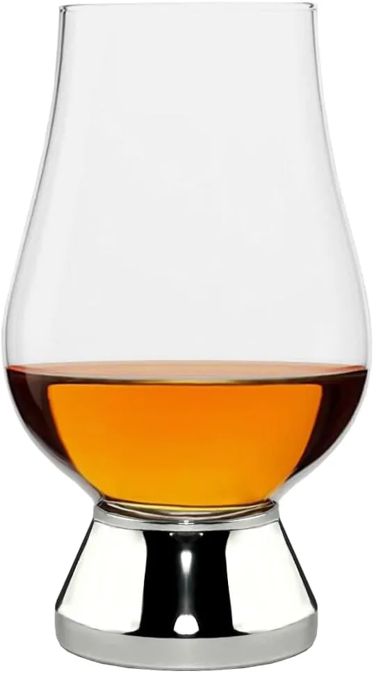 English Pewter Company Glencairn Whisky Glass 200ml With Pewter Base [WGP020]