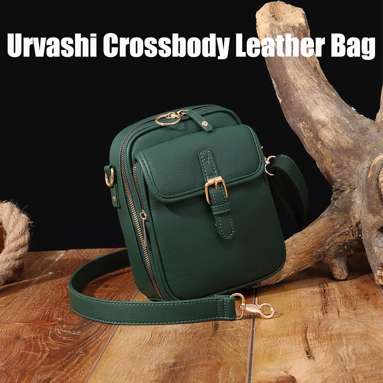 Enjoyaitlife Crossbody Bag, Enjoyaitlife Crossbody Leather Anti Theft Purse Handbag with Built in Wallet for Women