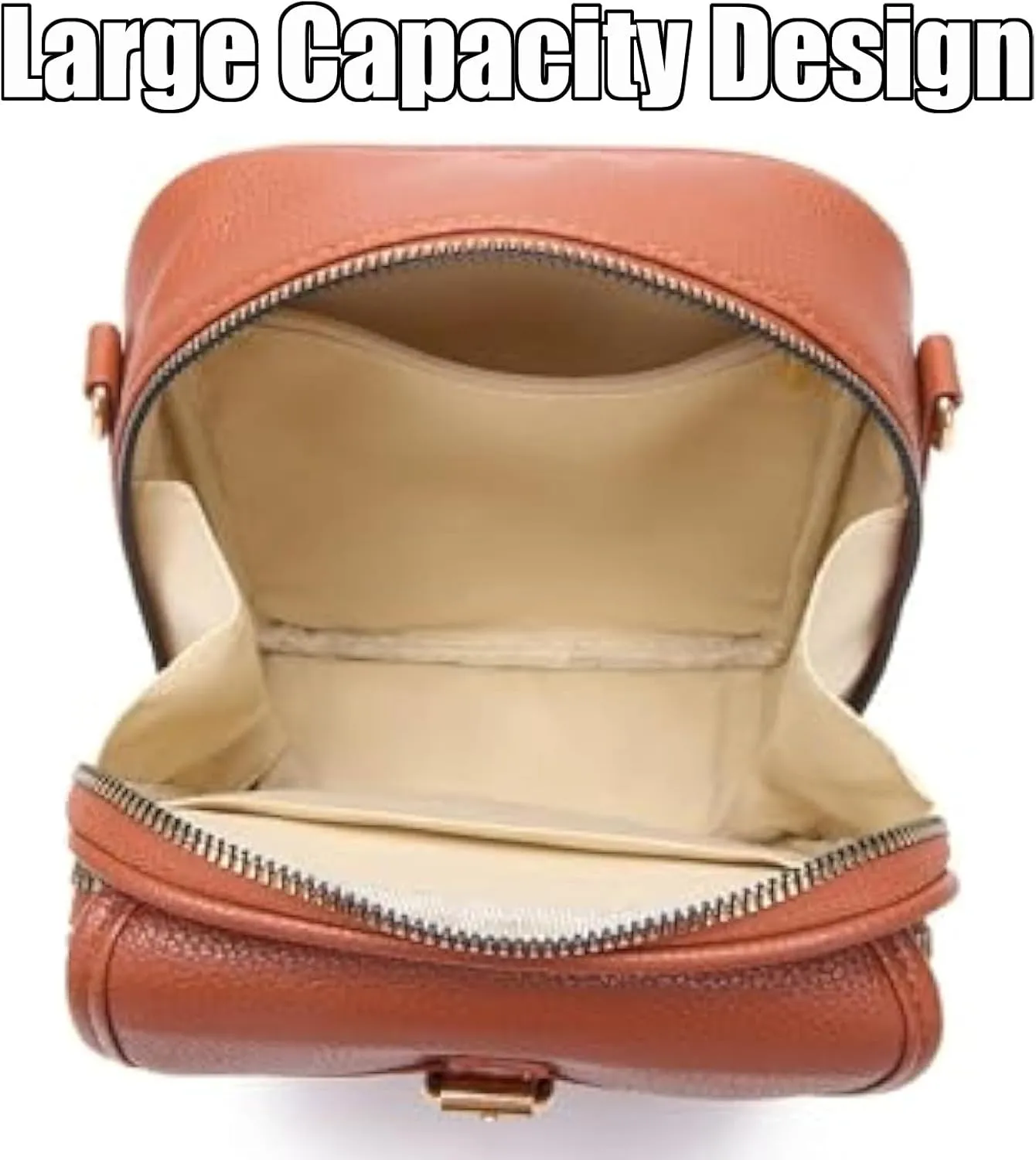 Enjoyaitlife Crossbody Bag, Enjoyaitlife Crossbody Leather Anti Theft Purse Handbag with Built in Wallet for Women