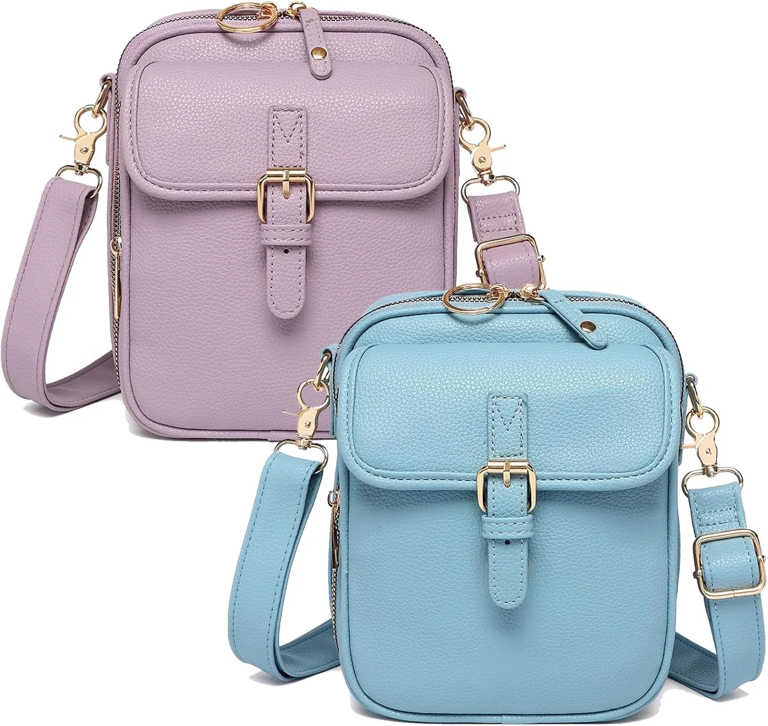 Enjoyaitlife Crossbody Bag, Enjoyaitlife Crossbody Leather Anti Theft Purse Handbag with Built in Wallet for Women