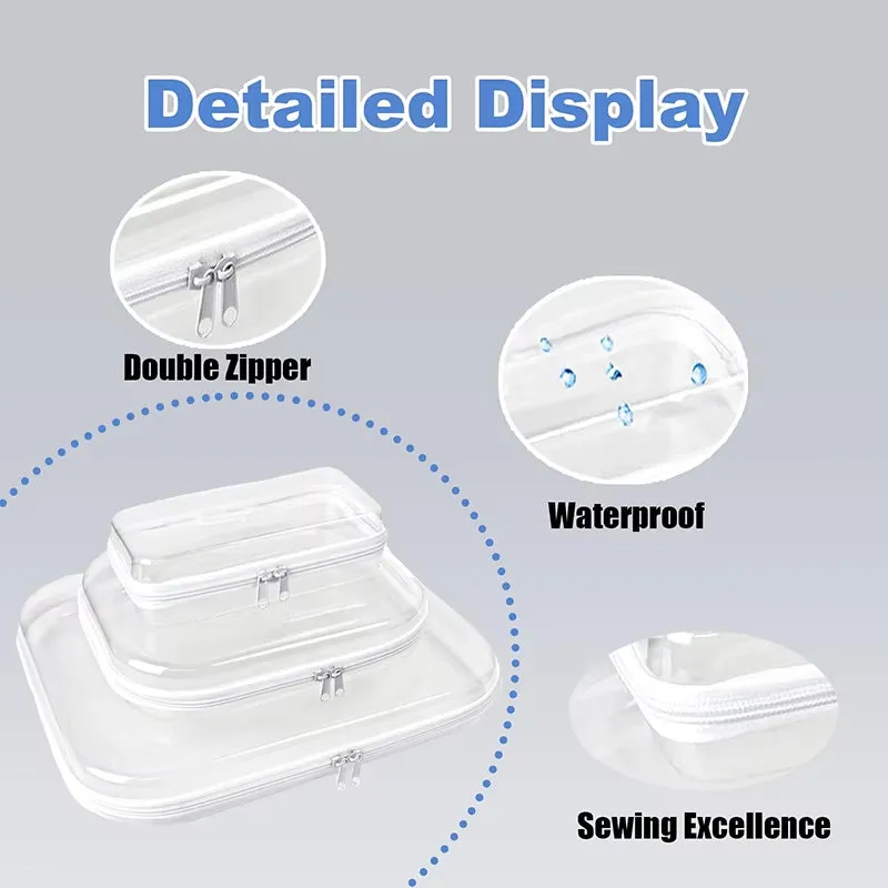 Ensley | Elegant, Practical, and Organized Transparent Bag Set
