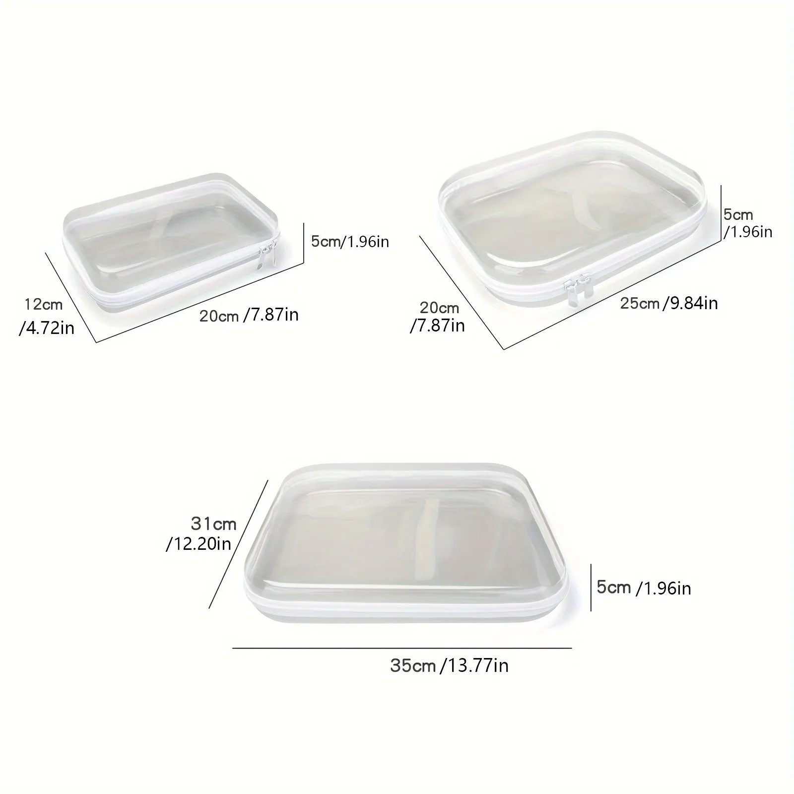 Ensley | Elegant, Practical, and Organized Transparent Bag Set