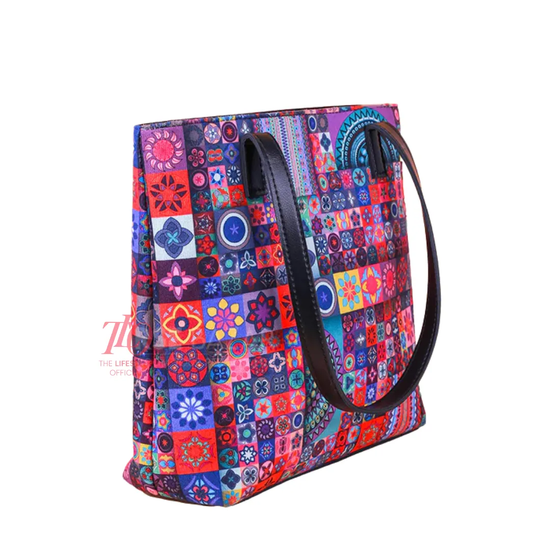 Ethnic Print Multi Color Shoulder Bag