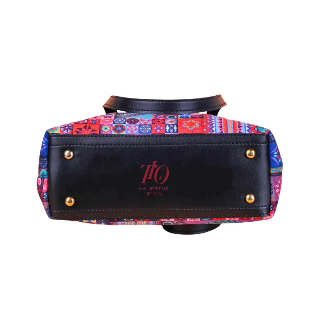 Ethnic Print Multi Color Shoulder Bag