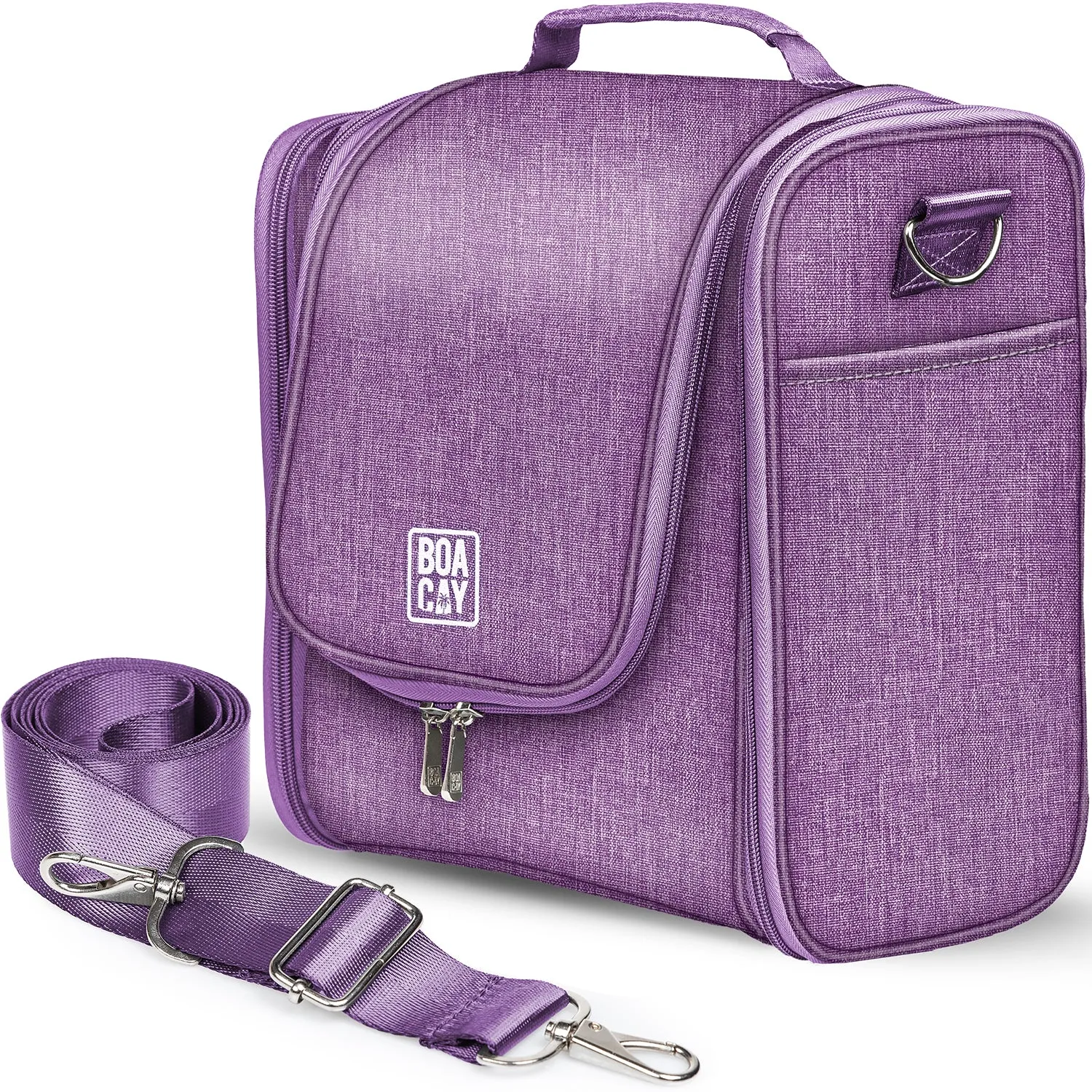 Extra-Large Collapsible Hanging Toiletry Bag - Wild Purple