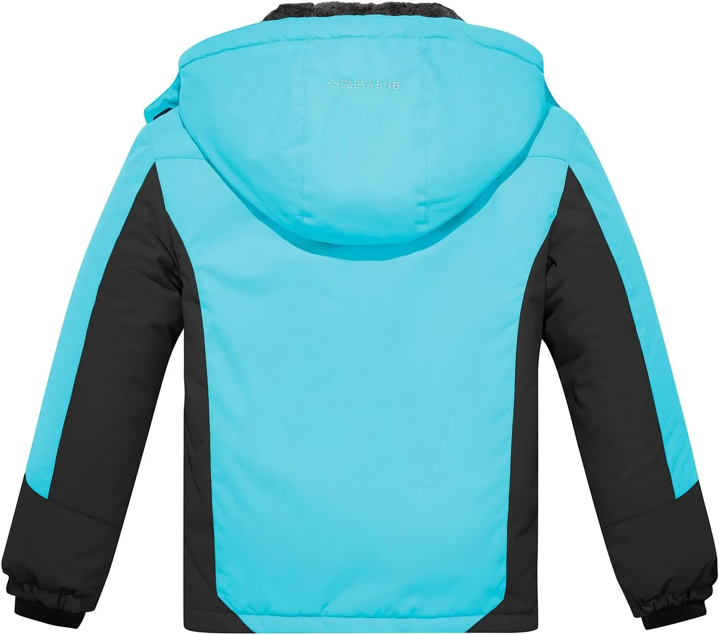 FARVALUE Girls Waterproof Ski Jacket Windproof Winter Coat Warm Fleece Snow Coat Outdoor Raincoats Hooded
