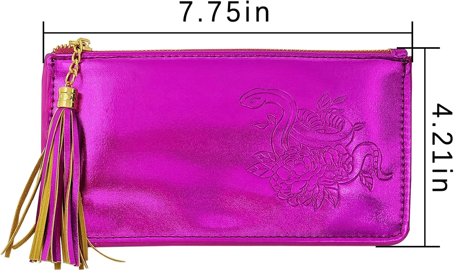 Feng Shui Wealth Wallet Zodiac Snake Women Wallet (Purple)