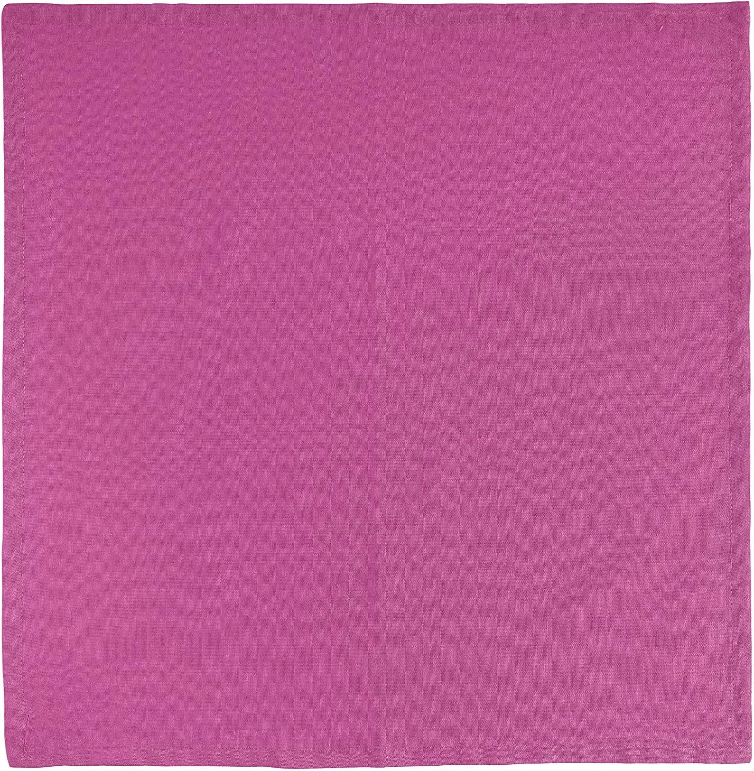 Fingercraft Dinner Cloth Napkins, Cotton Linen Blend Fabric 12 Pack Easter Special, Premium Quality, Mitered Corners for Every Day Use Napkins are Pre Shrunk and Good Absorbency Magenta