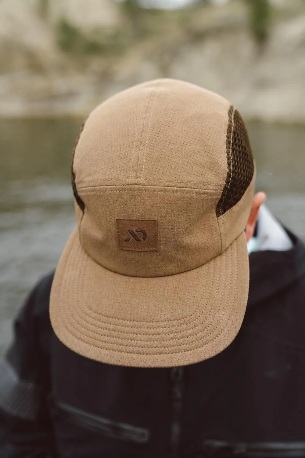 First Lite Trace Tech Cap - Lightweight Packable Camo Mesh Hunting Hat
