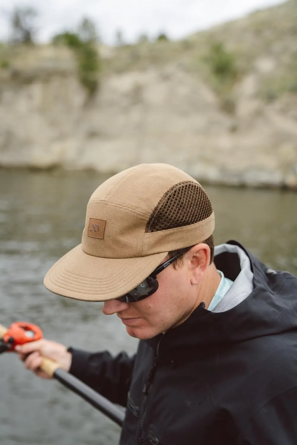 First Lite Trace Tech Cap - Lightweight Packable Camo Mesh Hunting Hat